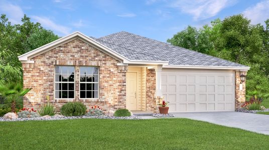 New construction Single-Family house 1641 Magnolia Farm Way, Georgetown, TX 78628 Catesby- photo 0