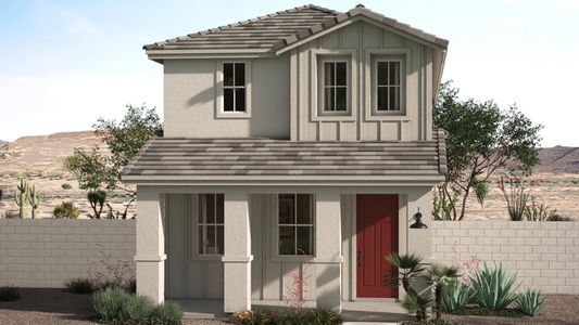 Farmhouse Elevation | Sterling | Solvida at Estrella | New Homes in Goodyear, AZ | Landsea Homes