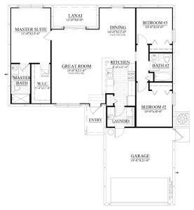 New construction Single-Family house Port LaBelle, FL 33935 plan The Mustang II - image