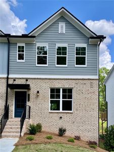 New construction Townhouse house 1230 Ainsworth Aly, Sugar Hill, GA 30518 Lynwood- photo 0