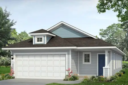 New construction Single-Family house 12108 Bulldogger Bnd, Mustang Ridge, TX 78610 plan Durango 1533 - image