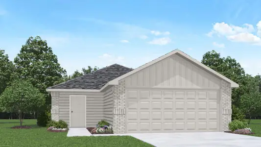 New construction Single-Family house 19956 Hilbert Rd, New Caney, TX 77357 plan Atlanta - image