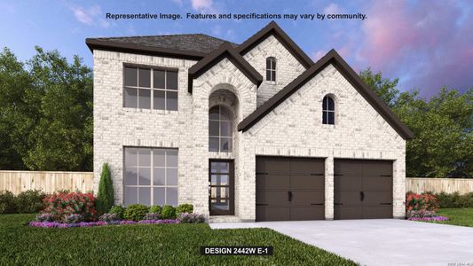 New construction Single-Family house 4739 Sherman Sq, Schertz, TX 78108 plan 2442W - image