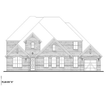 New construction Single-Family house 1422 Fieldstone Dr, Midlothian, TX 76065 plan 855 - image