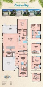 New construction Single-Family house 9201 Hwy 79, Panama City Beach, FL 32413 plan Escape Bay - image