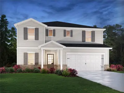 New construction Single-Family house 954 Sope Creek Cir, Pendergrass, GA 30567 plan Johnson - image