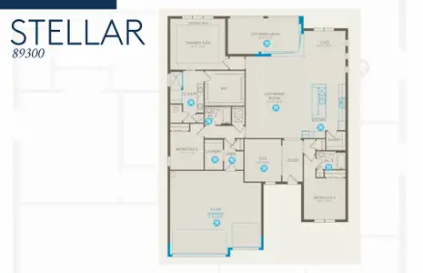 New construction Single-Family house 13567 Sw Vermillion Cir, Port St. Lucie, FL 34987 plan Stellar - image