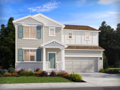 New construction Single-Family house 4621 Sunsplash Wy, Johnstown, CO 80534 plan The Monarch - image