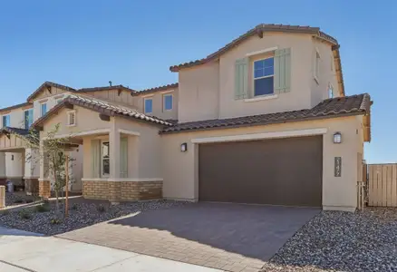 New construction Single-Family house 21477 E Timberline Rd, Queen Creek, AZ 85142 plan 3522 Elevation B - image