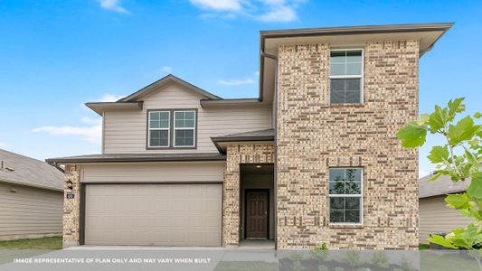 New construction Single-Family house 25517 Farmers Crop Ln, Elgin, TX 78653 plan The Mitchell - image