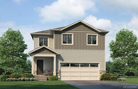 New construction Single-Family house 11718 Foraker Ln, Colorado Springs, CO 80925 plan EDMON - image