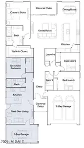 New construction Single-Family house 23256 W Tamarisk Ave, Buckeye, AZ 85326 plan Trillium Plan 4585 - image