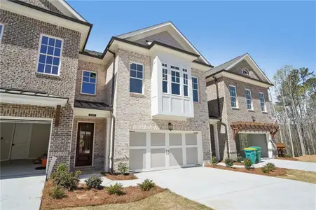 New construction Townhouse house 5695 Broad River Vw, Unit 444, Peachtree Corners, GA 30092 plan The Ellington - image