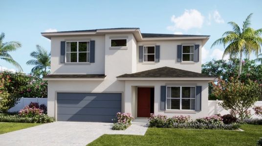 New construction Single-Family house 1596 Sawgrass Whisper Wy, Loxahatchee, FL 33470 Sunflower- photo 0