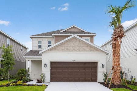 New construction Single-Family house 13419 Commons Ave, Parrish, FL 34219 plan Captiva - image