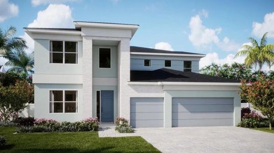 New construction Single-Family house 19327 Croft Mill Xing, Loxahatchee, FL 33470 plan Peppercorn - image
