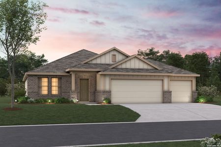 New construction Single-Family house 8310 Onion Patch, San Antonio, TX 78263 plan Desoto - image