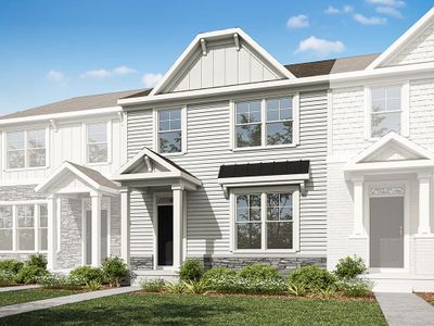 New construction Townhouse house 12311 Bryton Rdg Pkwy, Huntersville, NC 28078 plan Cambridge - image