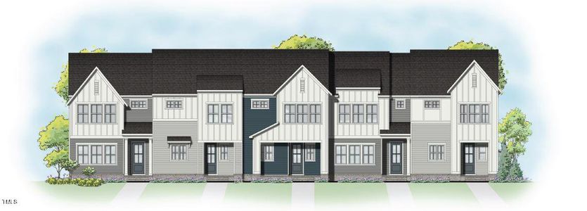 New construction Townhouse house 605 Hillfarm Drive, Wake Forest, NC 27587 Wilson- photo 0