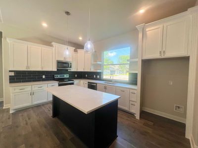 Let's get cooking!  Look at this custom kitchen!