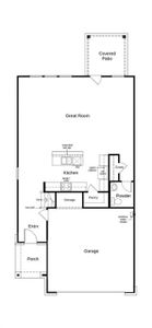 This floor plan features 4 bedrooms, 2 full baths, 1 half bath and over 2,300 square feet of living space.