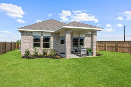 New construction Single-Family house 13327 Padre Bay Ln, Rosharon, TX 77583 plan Gray - image