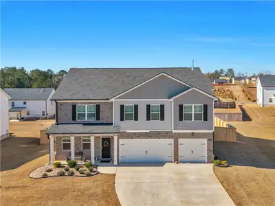 New construction Single-Family house 608 Kimberwick Dr, Locust Grove, GA 30248 plan Mansfield - image