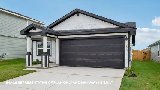 New construction Single-Family house 388 San Juan Trl, Bastrop, TX 78602 plan The Baxtor - image