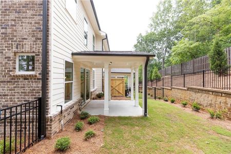 New construction Townhouse house 1453 Casteel Lake Ln, Buford, GA 30518 The Brittany- photo 33 33