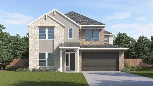 New construction Single-Family house 2444 Tumbleweed Bnd, Leander, TX 78641 plan The Joshua - image