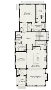 New construction Single-Family house 1343 Eldon Cir, Durham, NC 27707 plan Caroline - image