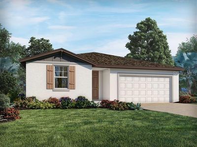 New construction Single-Family house 1713 Forest Run Ln, Auburndale, FL 33823 Hibiscus- photo 0