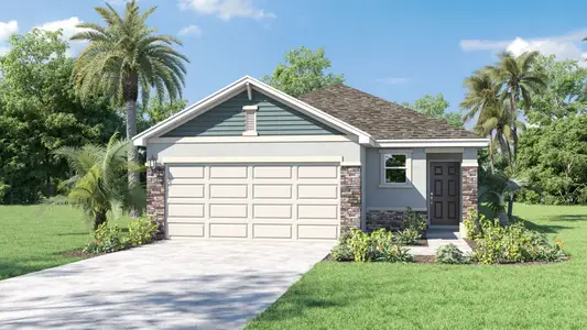 New construction Townhouse house 1848 Southbury Dr, Kissimmee, FL 34744 plan Allex - image