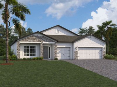 New construction Single-Family house 9589 Crescent Ray Dr, Wesley Chapel, FL 33545 Barcello- photo 0 0