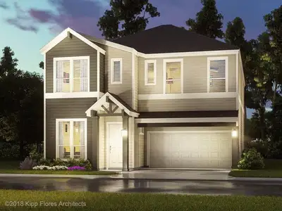 New construction Single-Family house 3214 Quiet Sunset Dr, Houston, TX 77080 The Sanctuary (2518)- photo 0