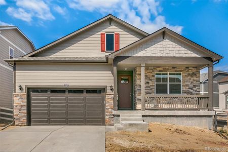 New construction Single-Family house 14088 Black Sedge Circle, Parker, CO 80134 CHATHAM- photo 0