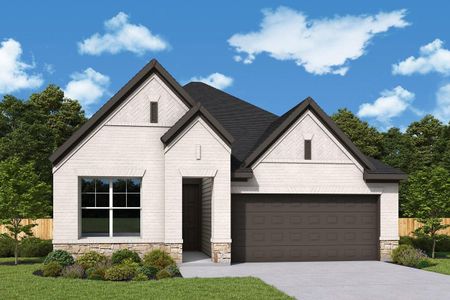 New construction Single-Family house 6135 Renoir Ln, Manvel, TX 77578 plan The Gardenia - image