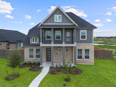 New construction Single-Family house 12115 Canal View Blvd, Mont Belvieu, TX 77523 plan Sorenstam – 50’Lot - image