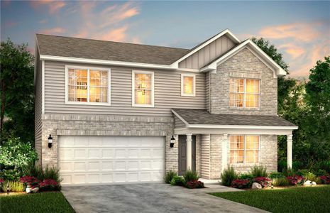 New construction Single-Family house 609 Vidalia Pkwy, Mcdonough, GA 30252 Hampton- photo 0