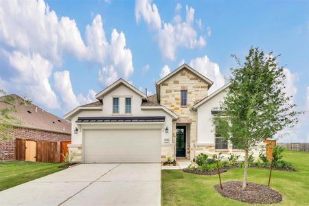 New construction Single-Family house 9518 Turnstone Dr, Manvel, TX 77578 Nantucket- photo 0