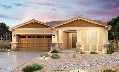 New construction Single-Family house 41090 W Haley Drive, Maricopa, AZ 85138 Belice- photo 0