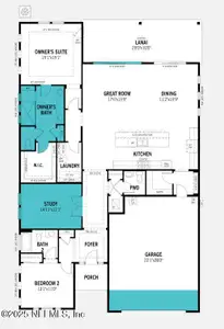 New construction Single-Family house 206 Pelton Pl, St. Johns, FL 32259 plan Bridge - image