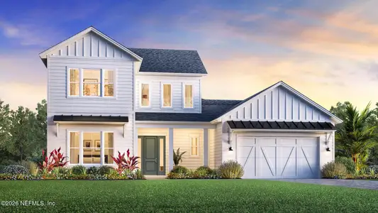 New construction Single-Family house 149 Bismarck Palm Rd, St. Augustine, FL 32092 - image