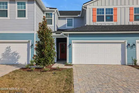 New construction Townhouse house 207 Silver Myrtle Ct, St. Augustine, FL 32092 Osprey- photo 0