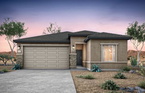 New construction Single-Family house 16575 N Comet Trl, Maricopa, AZ 85138 Verbena- photo 0