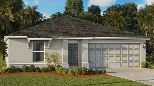 New construction Single-Family house 1357 Walthan St Se, Palm Bay, FL 32908 plan Freeport - image