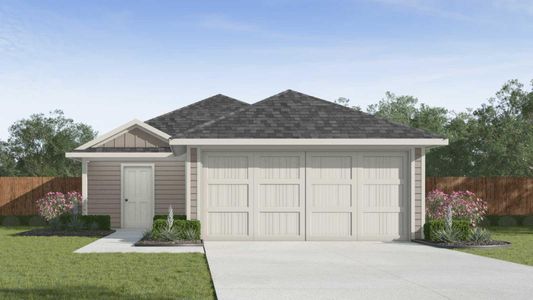 New construction Single-Family house 215 Orange Flame Blvd, Kyle, TX 78640 plan The Estero - image