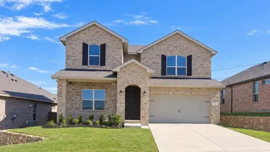 New construction Single-Family house 204 Windmill Dr, Rhome, TX 76078 plan Glenwood - image