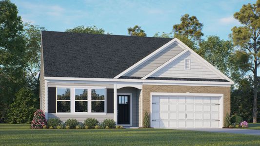 New construction Single-Family house 409 Willowbrooke Wy, Stokesdale, NC 27357 plan ABERDEEN - image