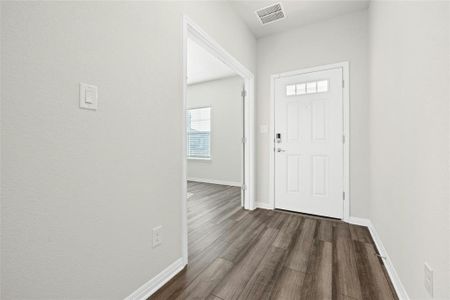 Beautiful Scratch Resistant LVP Floors and Tall Baseboards.